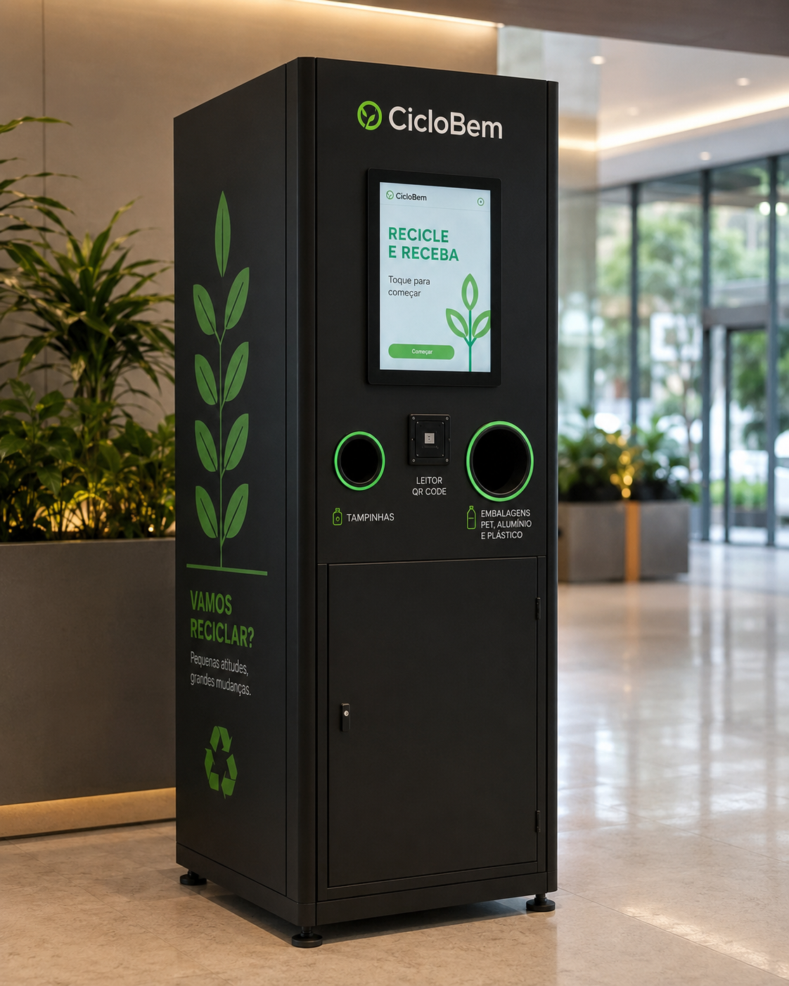 Solução CicloMachine da CicloBem em desenvolvimento para automação da coleta seletiva